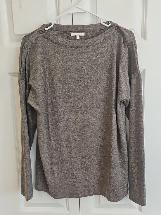 Maurices Tops - Maurices Heathered Gray Knit Sweater Top
